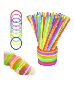 Pulseras Luminosas Neon Glow Cotillon Pack 100 unidades
