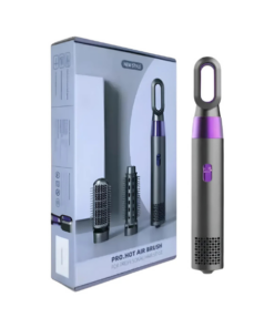 Secador Cabello 3 En 1 Diseño Moderno + Peines Negro