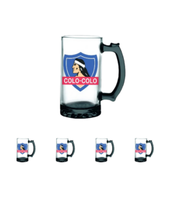 Set de 5 vasos Shopero Colo Colo
