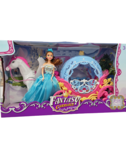 Set Fantasy Carriage con Muñeca y Caballo