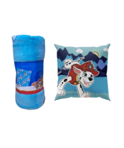 Set Infantil Paw Patrol con Manta Polar y Cojín