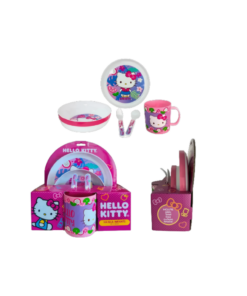 Vajilla Infantil Hello Kitty - Set de 5 Piezas
