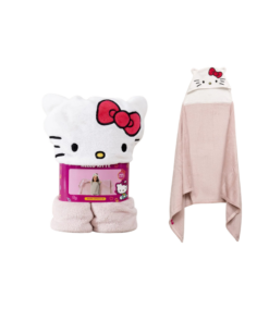 Manta con Capucha 3D Hello Kitty Ultra Suave