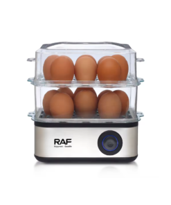 Cocedor de Huevos RAF R.0073 16 Huevos – 2 Niveles, 500W, Cocción al Vapor
