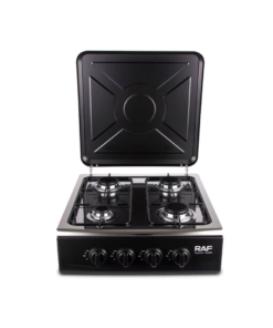 Cocina a Gas RAF R.8508 de Sobremesa con 4 Quemadores y Tapa