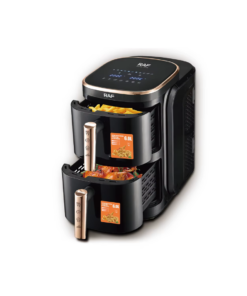 Freidora de Aire RAF R.5396 12L 2400W – Doble Cesta 6+6L, Pantalla Táctil