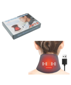 Masajeador Térmica De Cuello Vibración Usb Terapia Calor